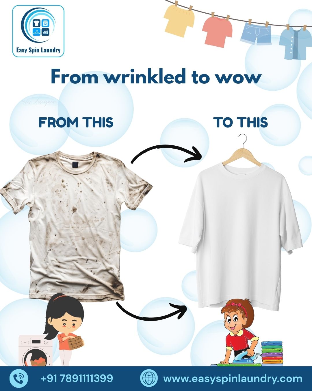 From wrinkled to wow